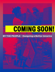 book cover with two images treated with blue and red graphics