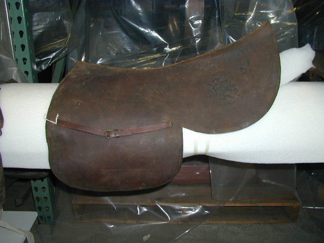 An English saddle once owned by Sarah Hewitt, now in the collection of The Henry Ford Museum. Image courtesy of The Henry Ford Museum.