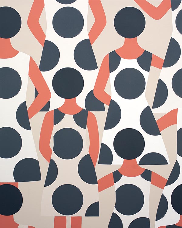 Champion Graphcs | Us As A Pattern, 2014, acrylic on canvas. Photo: Champion Graphics