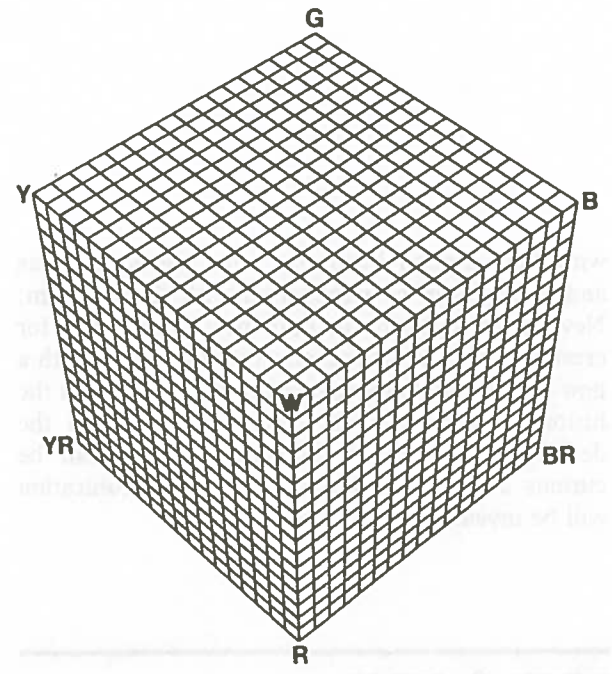 The array of 4,917 cubes that form the basis of many of Beck & Jung's plotter drawings