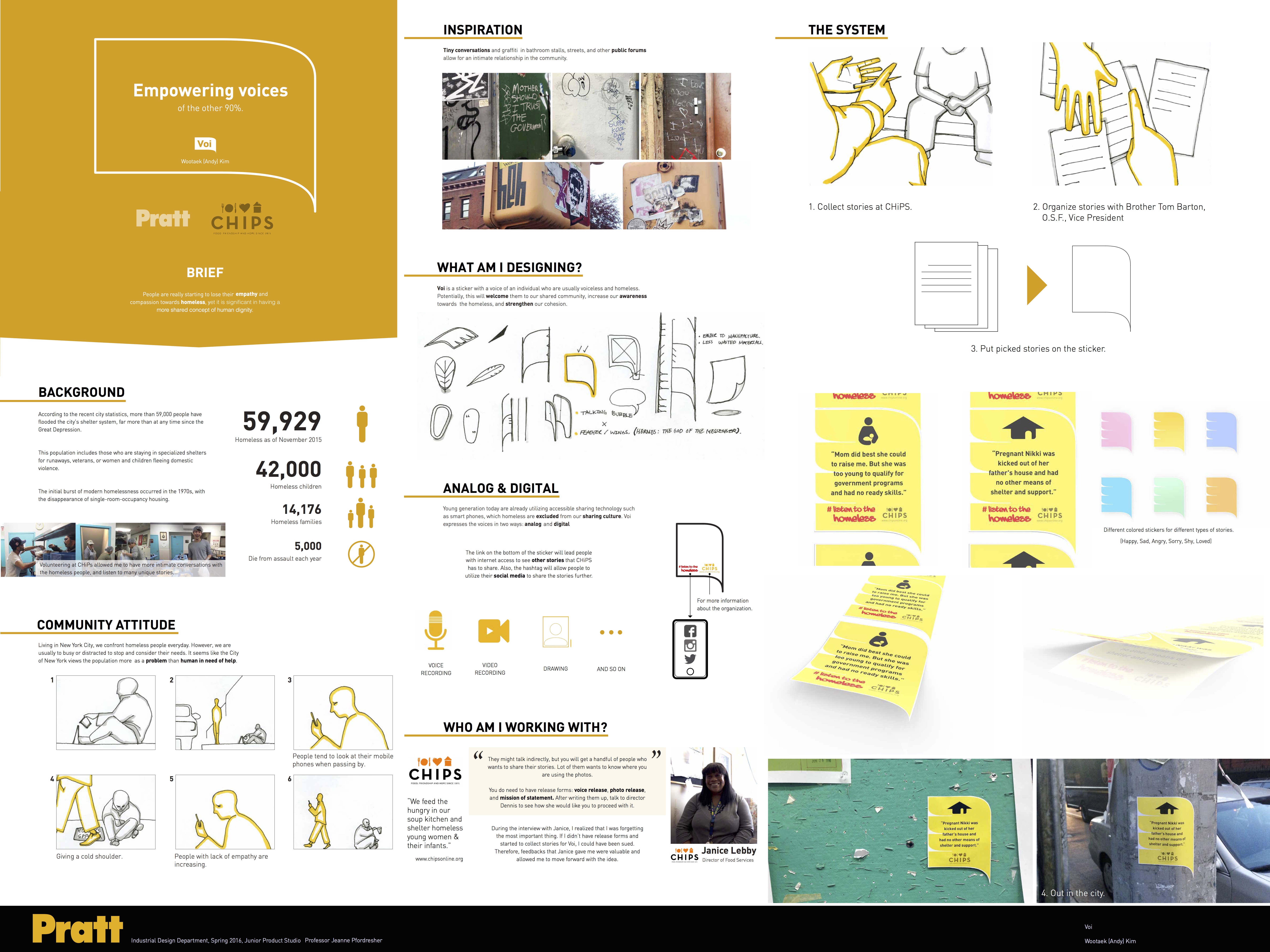 Empowering Voices. A communication program that creates awareness of CHiPs services by using real-life experiences of community people. Andy Kim (BID ’17)