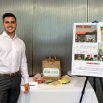 Picture of National High School Design Competition Finalist Rostam Reifschneider at Judging Day at Cooper Hewitt on June 4, 2017.