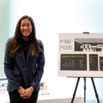 Picture of National High School Design Competition Finalist Anne Jang at Judging Day at Cooper Hewitt on June 4, 2017.