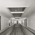 Photograph of the museum's fourth floor hall as it appeared in the 1940s.