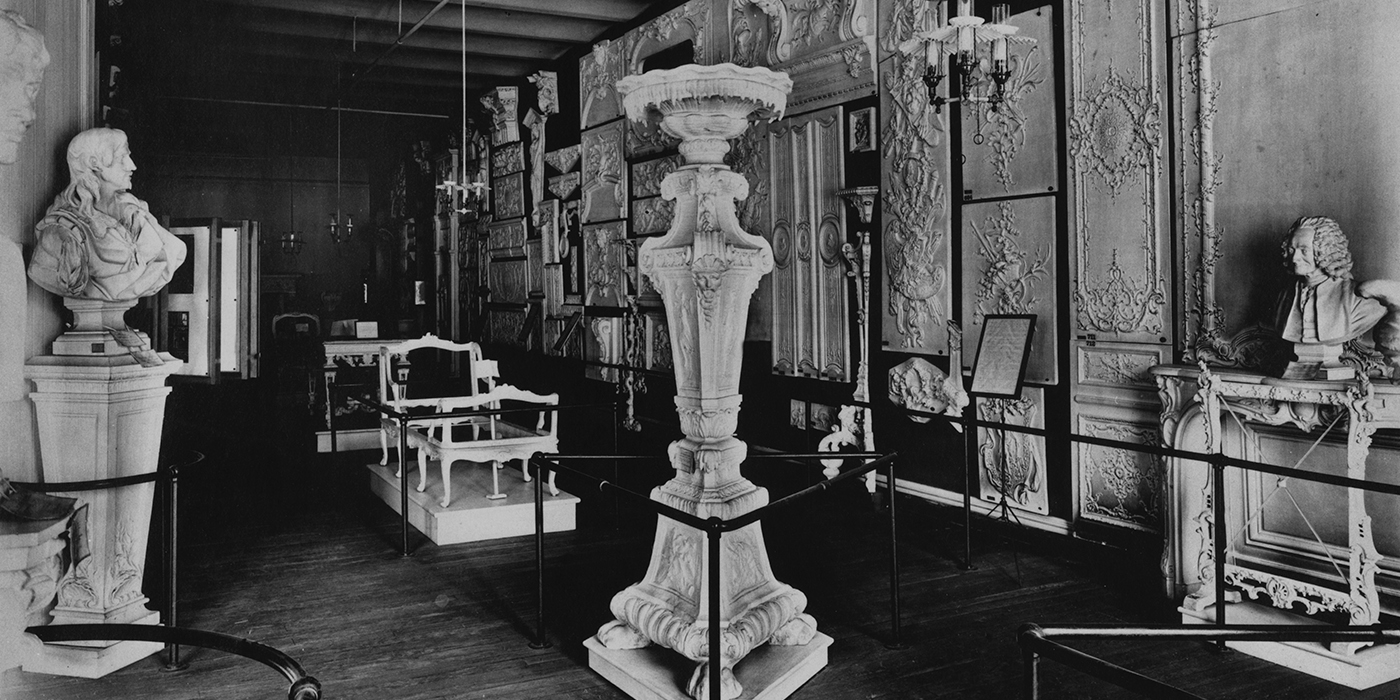 Photograph of Plaster Casts collection in 1920.