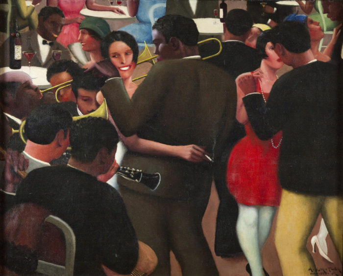Picture of Blues, 1929 painting by Archibald J. Motley Jr.