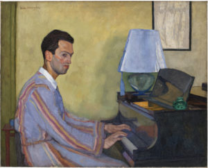 Image of George Gershwin at piano