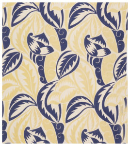 Picture of a Textile: Grand Feuillage, ca. 1920, designed by Raoul Dufy
