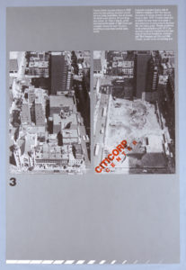 Picture of a Poster, Citicorp Center 3, 1975; Designed by Dan Friedman
