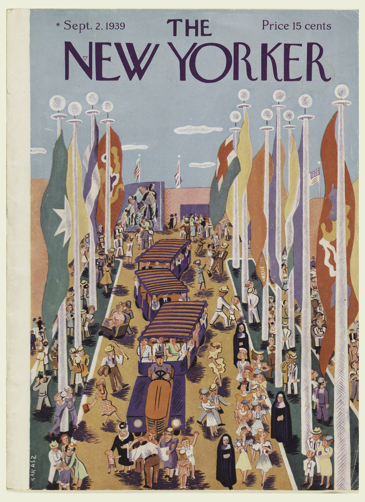hvorfor ikke Start gruppe Print, Cover of The New Yorker, The New York World's Fair | Cooper Hewitt,  Smithsonian Design Museum