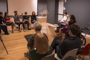 Image of panel discussion from Access + Ability symposium