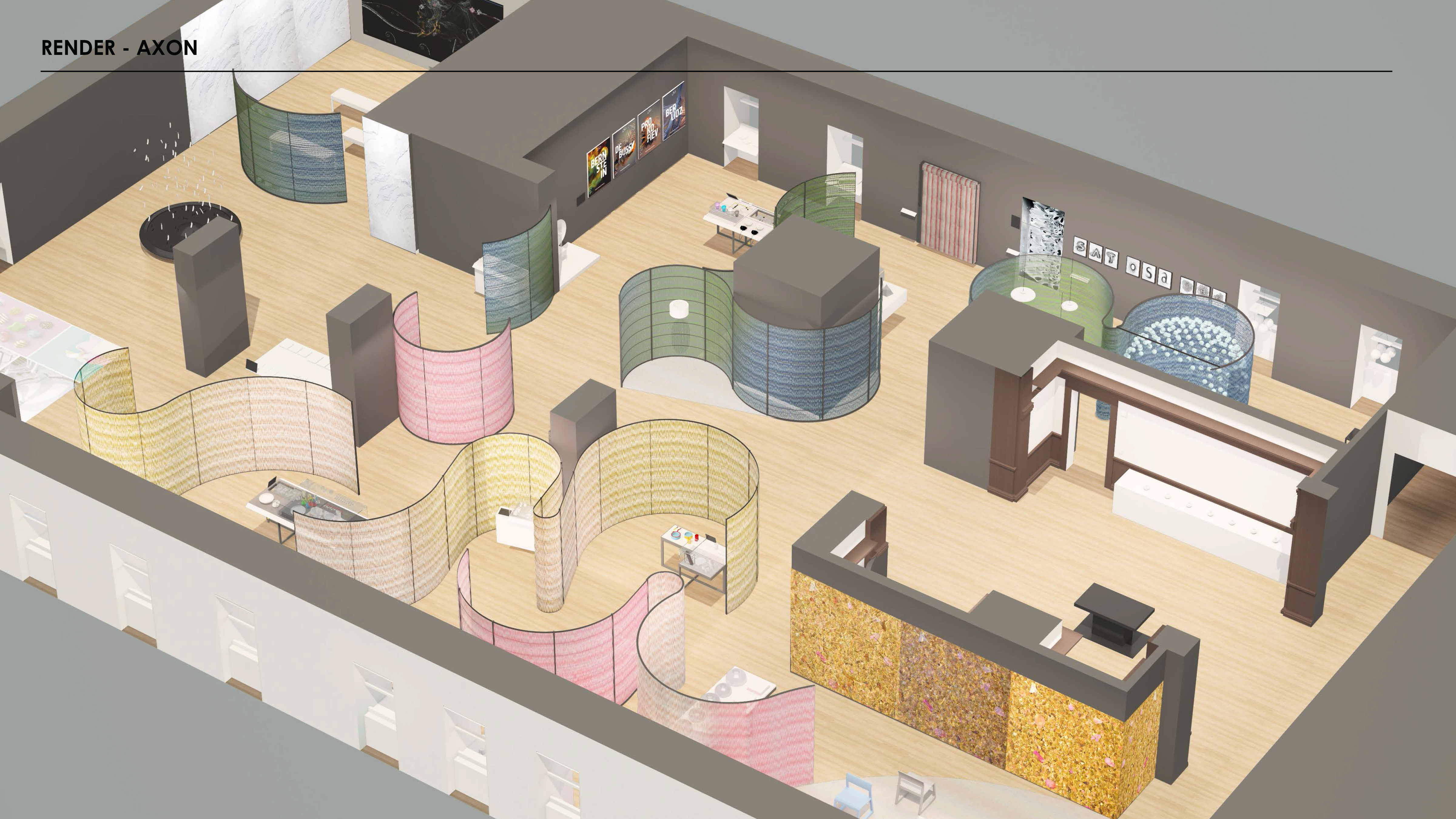 Rendering of the exhibition