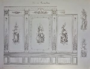 Image shows page from Delicourt company catalog with suggested installation of panels.