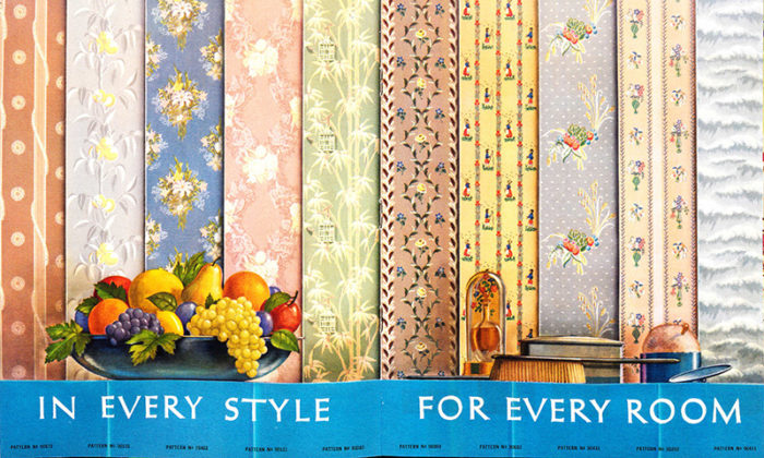 Sherwin-Williams wallpaper patterns .