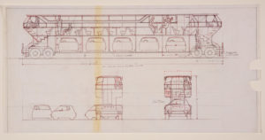 DRAWING, CITY SYSTEM, 1966