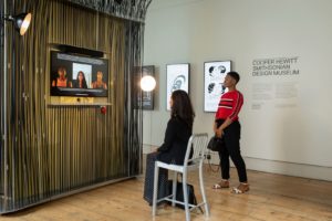 Installation view of "Face Values," organized by Cooper Hewitt, Smithsonian Design Museum for the 2018 London Design Biennale. Photo David Levene.