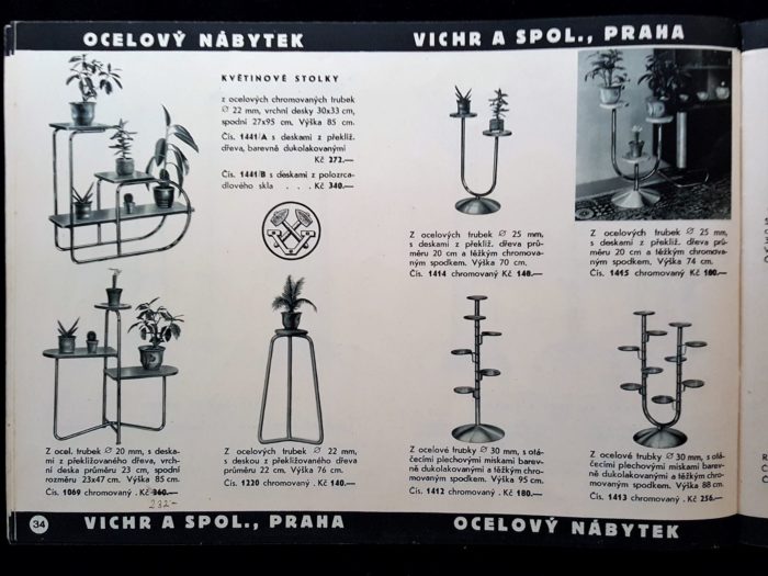 Tubular steel plant stands