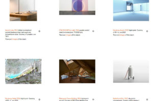 Screen-capture of Cooper Hewitt's collection page with six objects from the Senses exhibition.