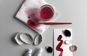image shows cochineal paint