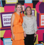 Barbara and Caroline work the red carpet at the National Design Awards