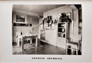 This image features an interior designed by Francis Jourdain.