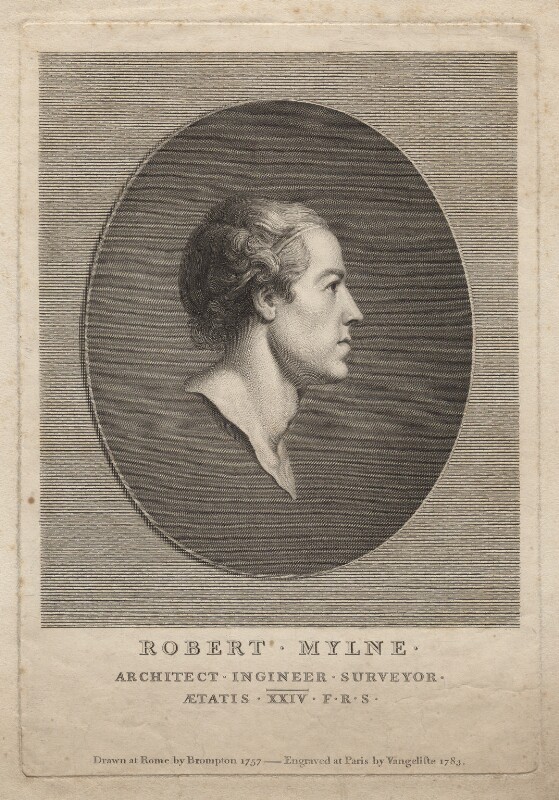 Images features a classicizing portrait of a young man, in profile looking left