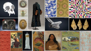 Grid of open access images featuring objects from Smithsonian Collections