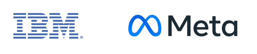 IBM and Meta logos