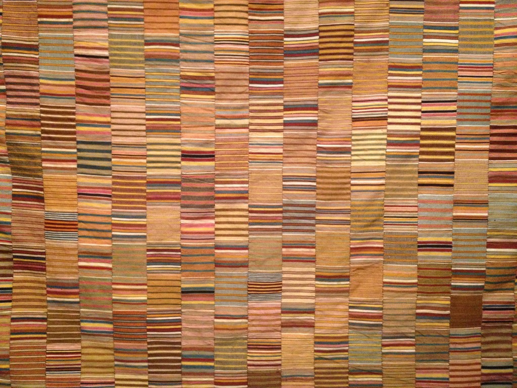 Kente prestige cloth, Ghana, early to mid 1900s. Cooper-Hewitt Smithsonian Design Museum (18705685))