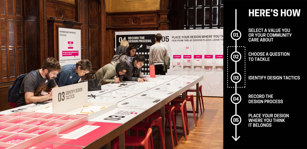 Fig.1. Process Lab: Citizen Designer exhibition and signage, on view at Cooper Hewitt.